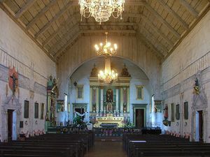 (CC) Photo: Larry Myhre The interior of the chapel at Mission San José.