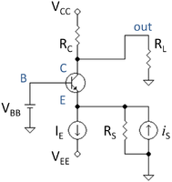 Bipolar current buffer.