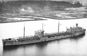 (PD) Photo: United States Navy USNS Mission Purisima (T-AO-118) at sea, date and location unknown.